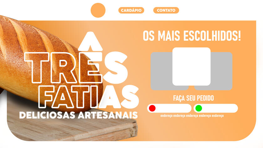 Página de Web para Padaria Página de Web para Padaria